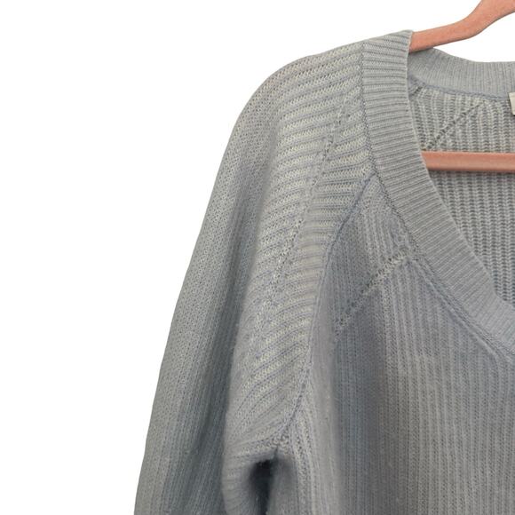 Club Monaco Cashmere Jacquard V-Neck Sweater XS - Picture 9 of 14